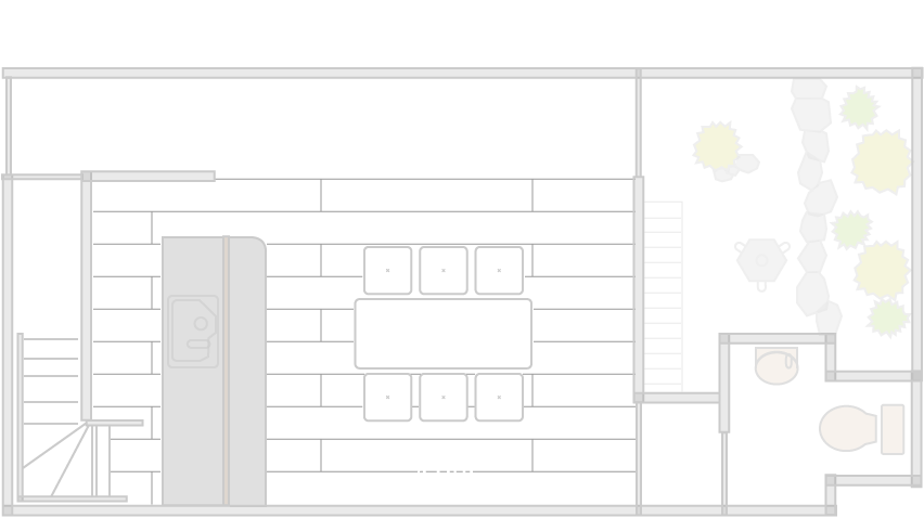 1階の間取り図
