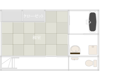2階の間取り図