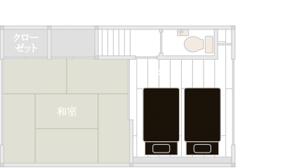2階の間取り図